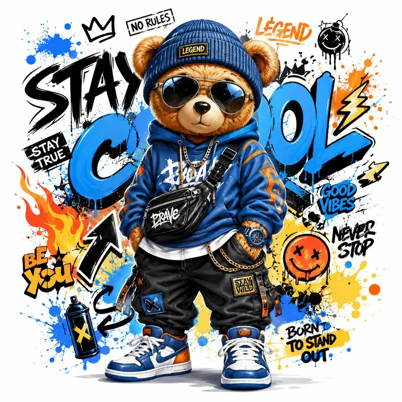 Urban Graffiti Animal Tshirts