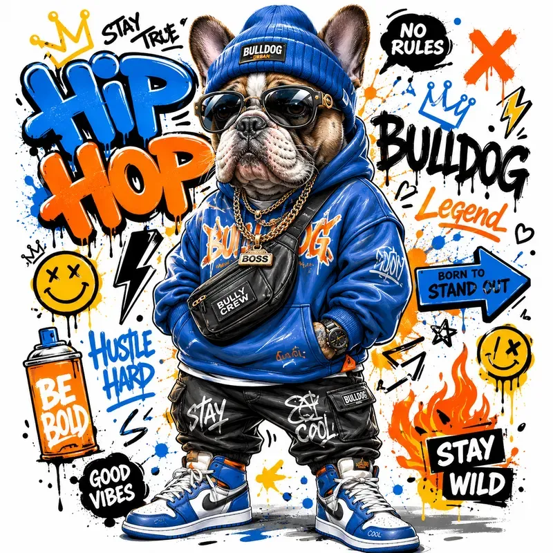 Urban Graffiti Animal Tshirts