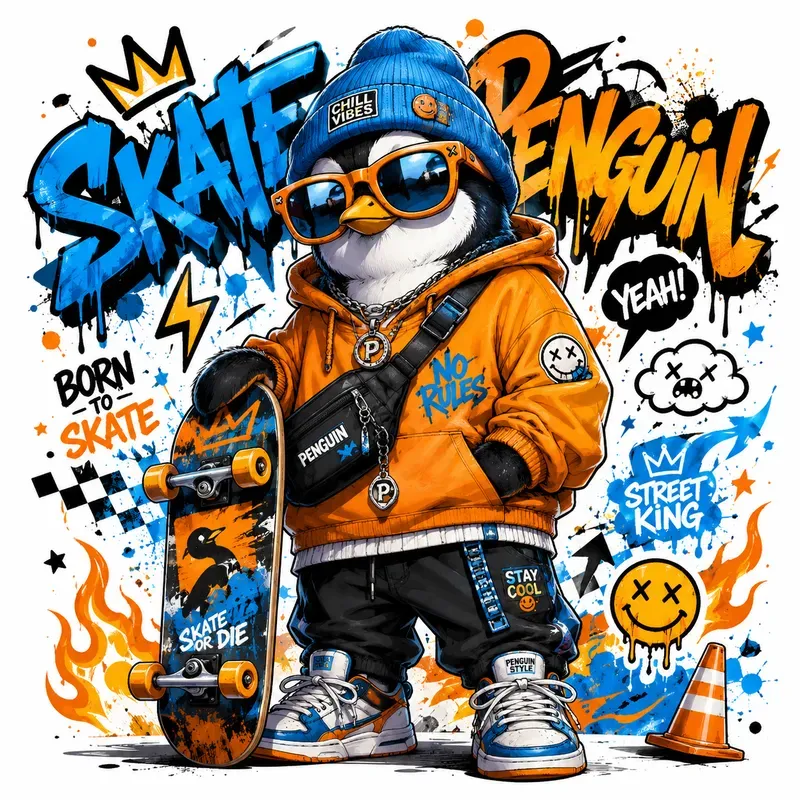 Urban Graffiti Animal Tshirts