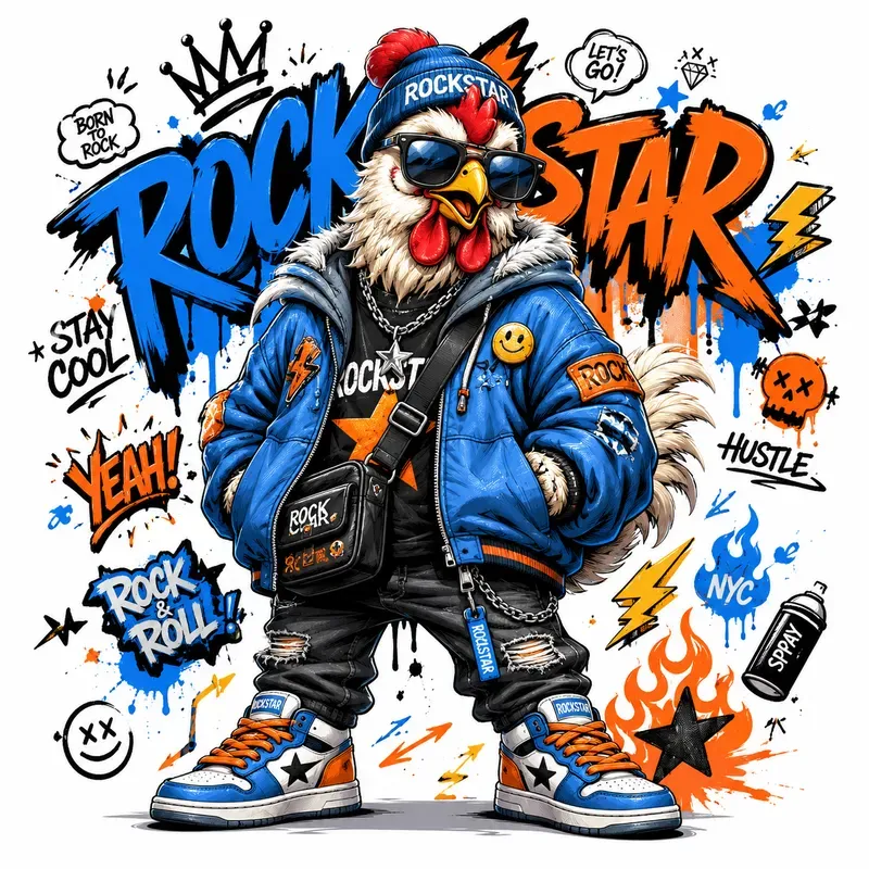 Urban Graffiti Animal Tshirts