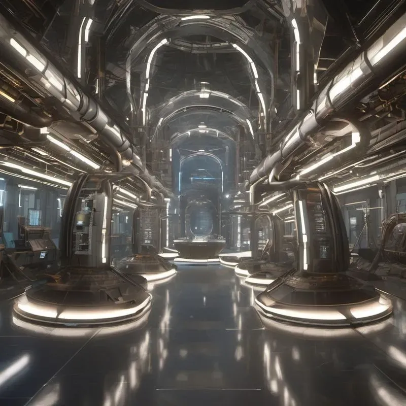 3D Arcane Engineering Interiors