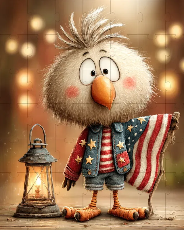 Vintage Americana Eagle Independence