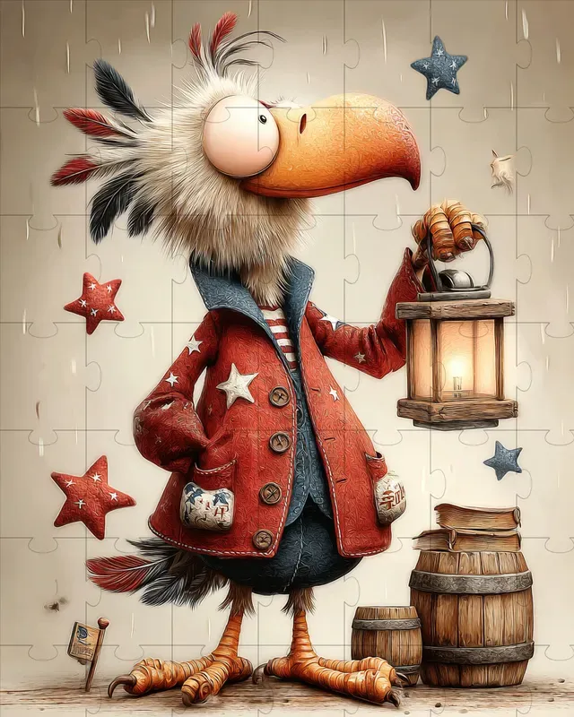 Vintage Americana Eagle Independence