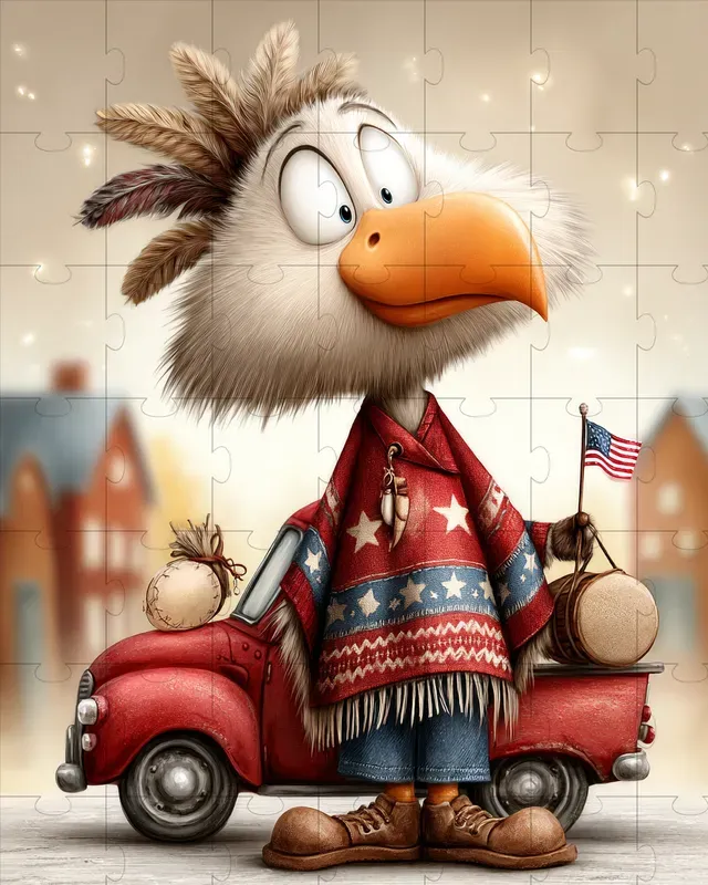 Vintage Americana Eagle Independence