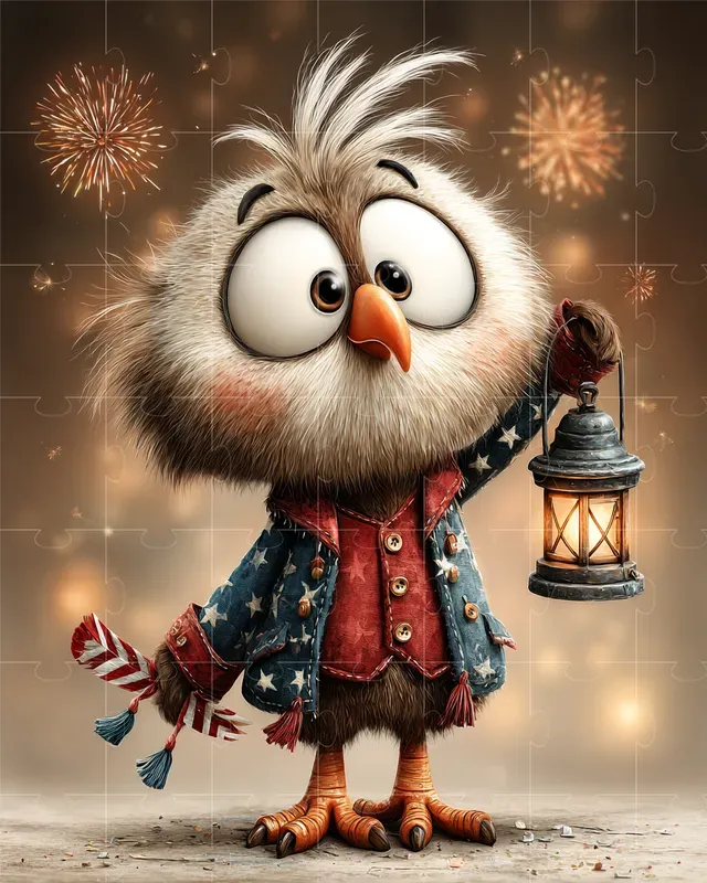 Vintage Americana Eagle Independence