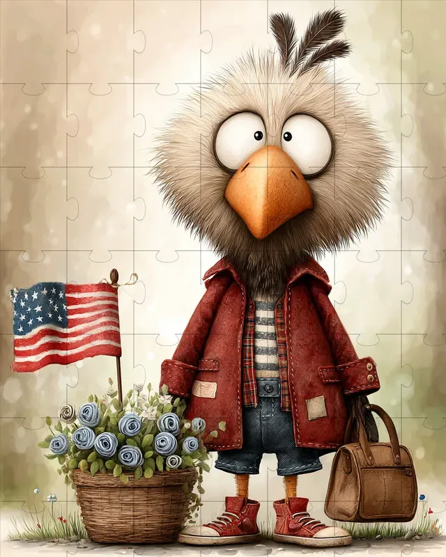 Vintage Americana Eagle Independence