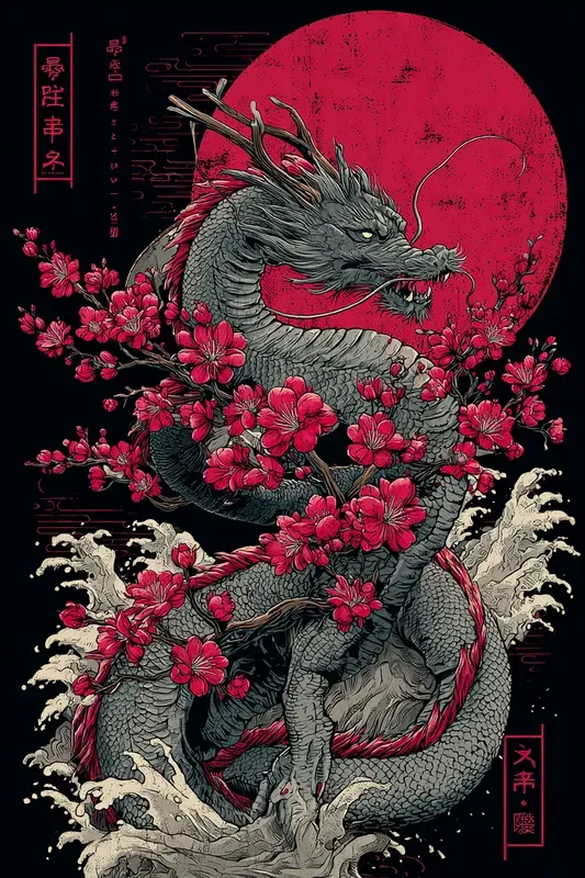 Japanese Aesthetic Tshirt Prints