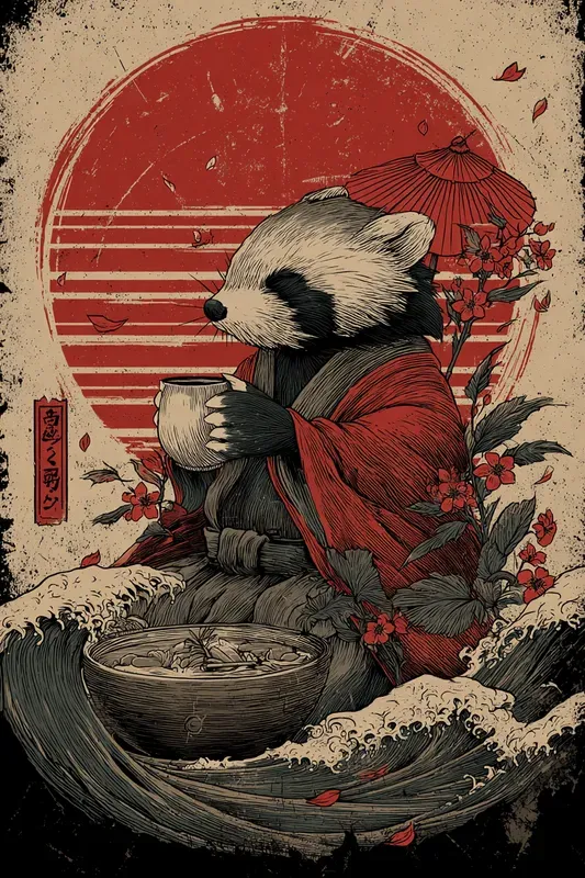 Japanese Aesthetic Tshirt Prints