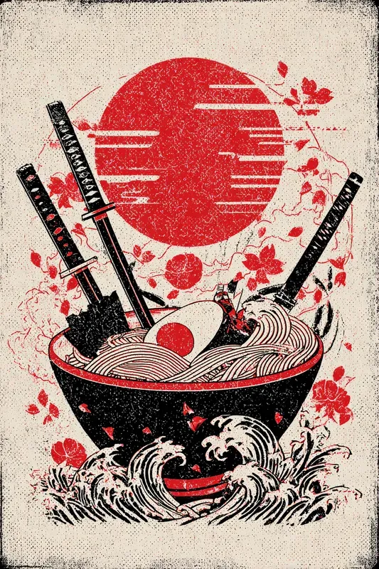 Japanese Aesthetic Tshirt Prints