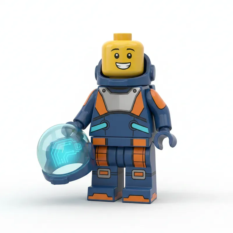 Stylized Lego Minifigure Characters