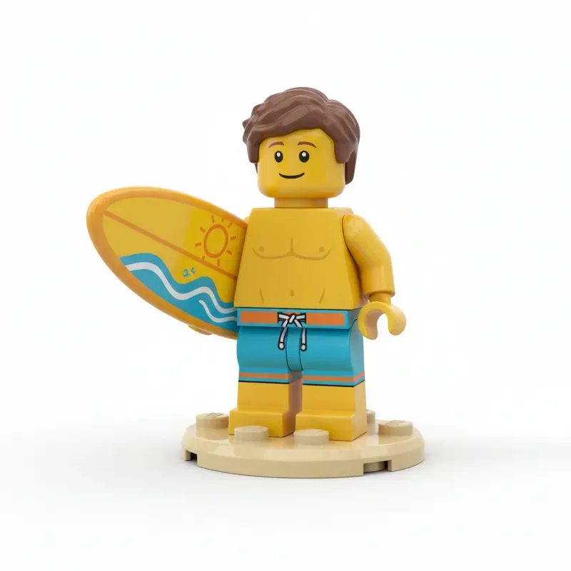Stylized Lego Minifigure Characters
