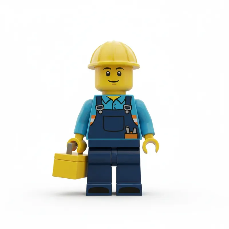 Stylized Lego Minifigure Characters