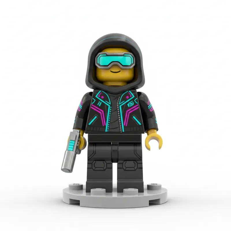 Stylized Lego Minifigure Characters
