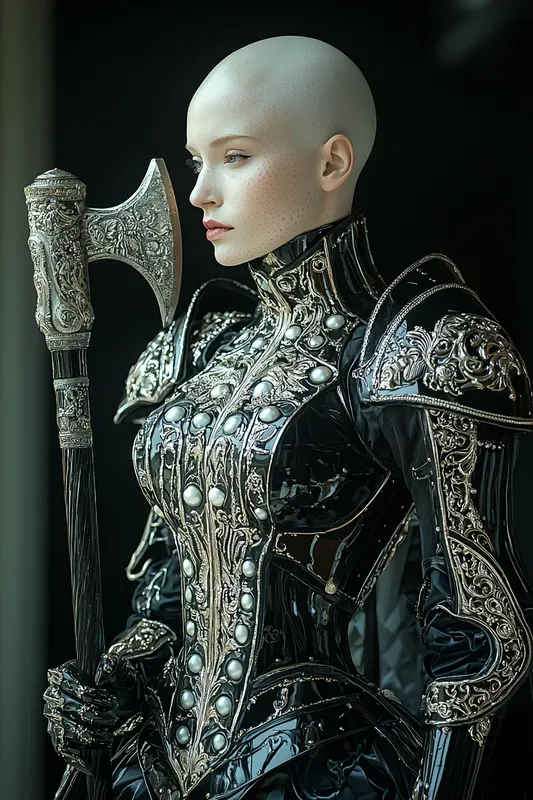 Obsidian Pearl Marquess Cyberpunk Art