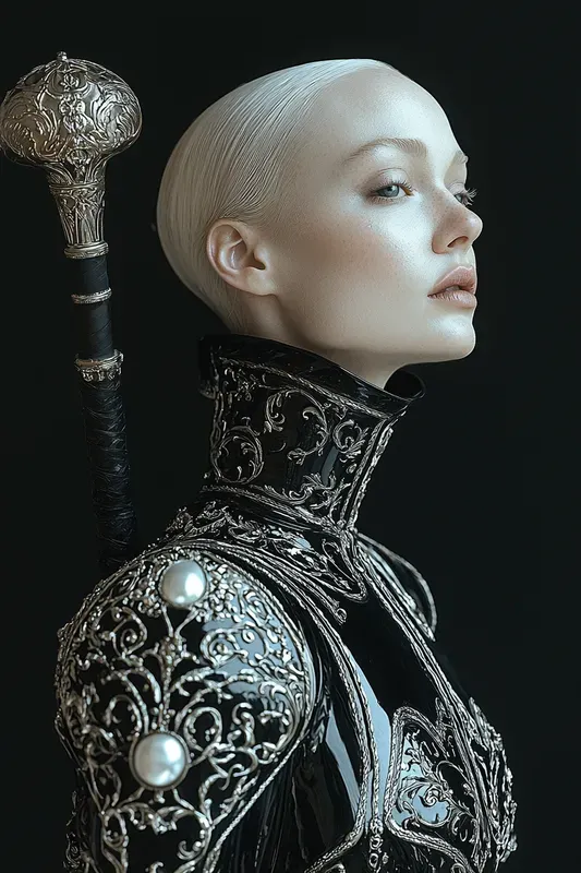 Obsidian Pearl Marquess Cyberpunk Art