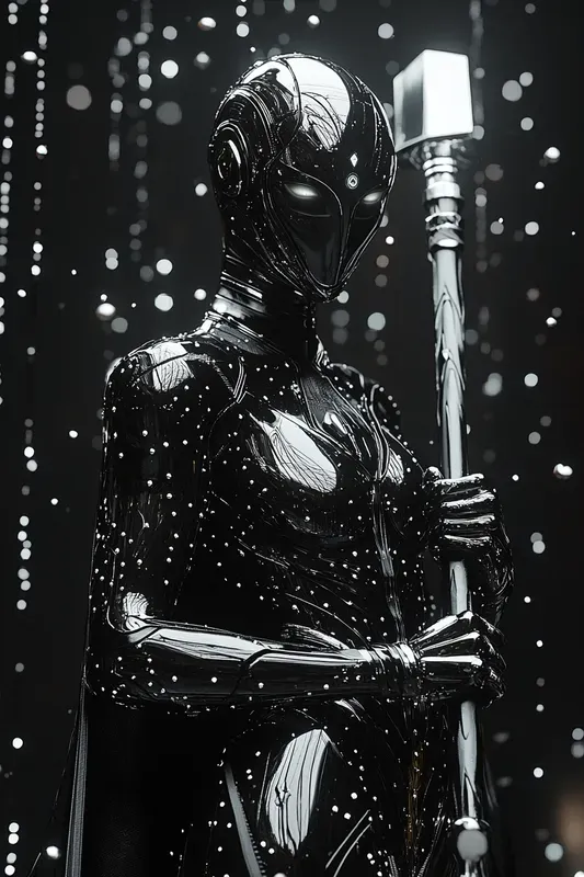 Obsidian Pearl Marquess Cyberpunk Art