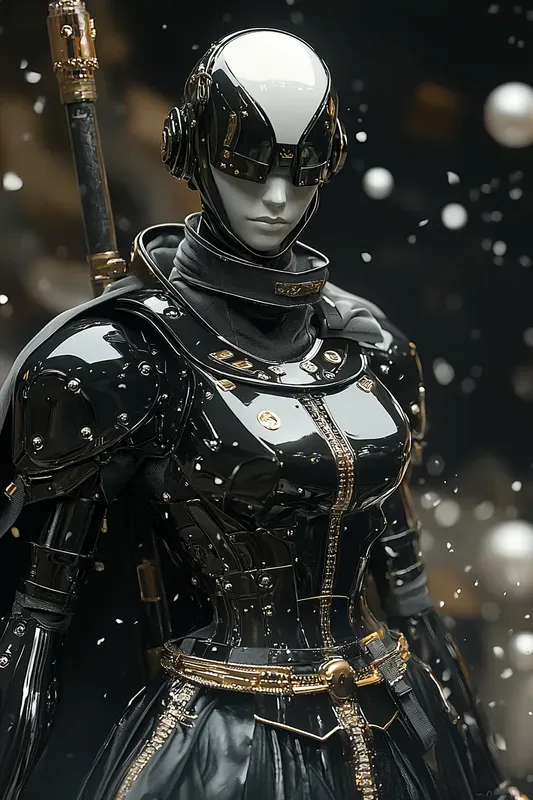 Obsidian Pearl Marquess Cyberpunk Art