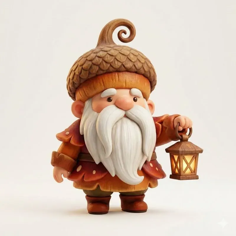 Whimsical Forest Gnome Characters