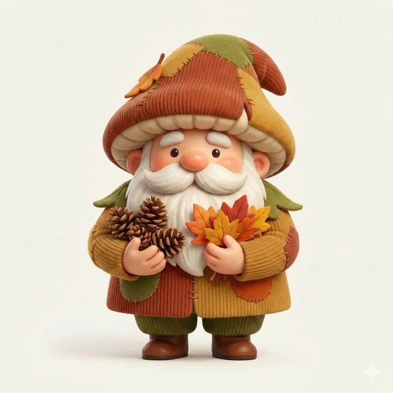 Whimsical Forest Gnome Characters
