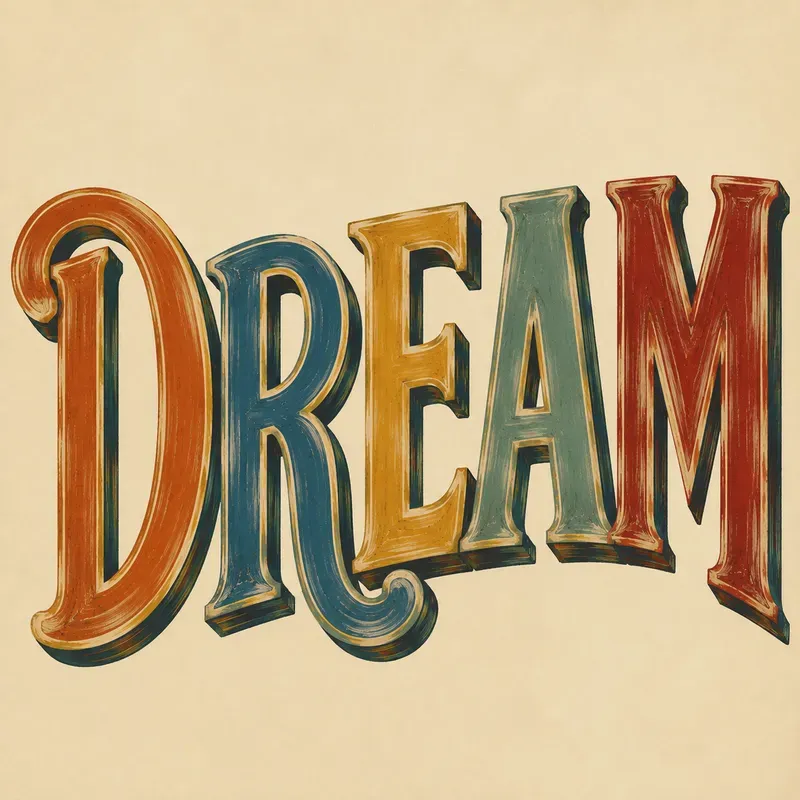 Vintage Handpainted Sign Typographies