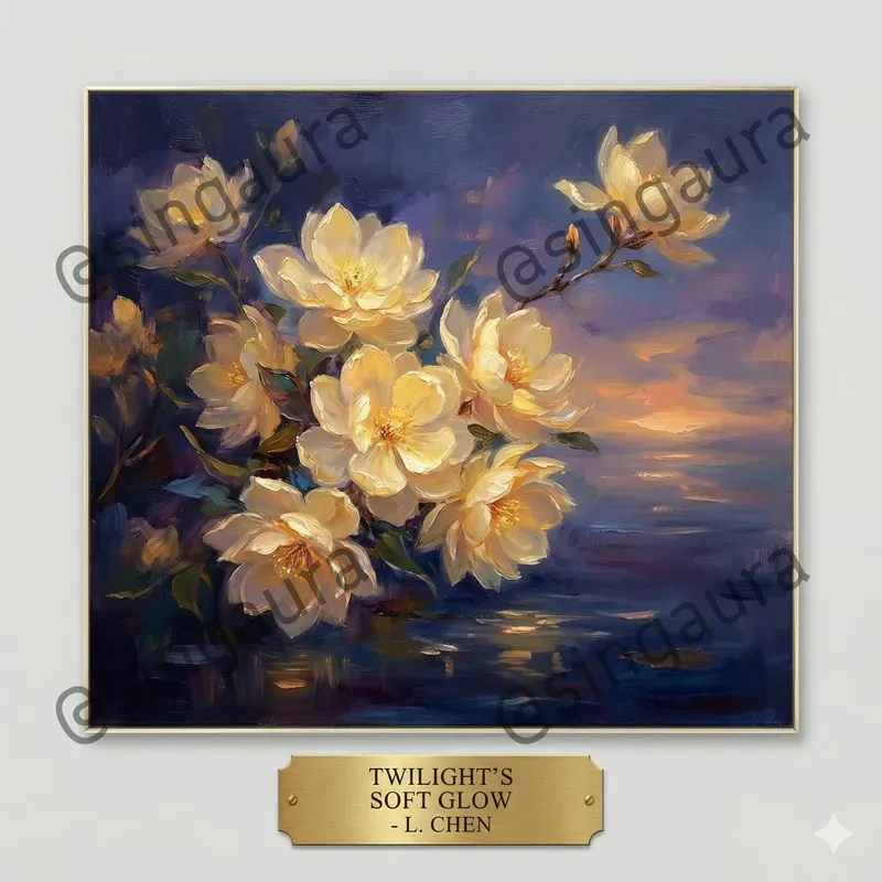 Dreamy Painterly Floral Scene Creators