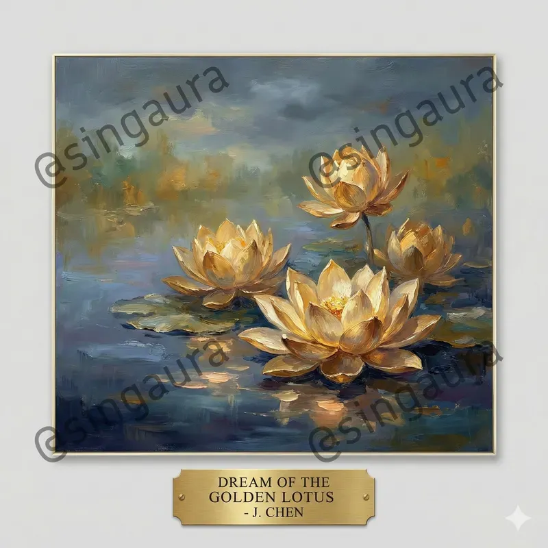 Dreamy Painterly Floral Scene Creators