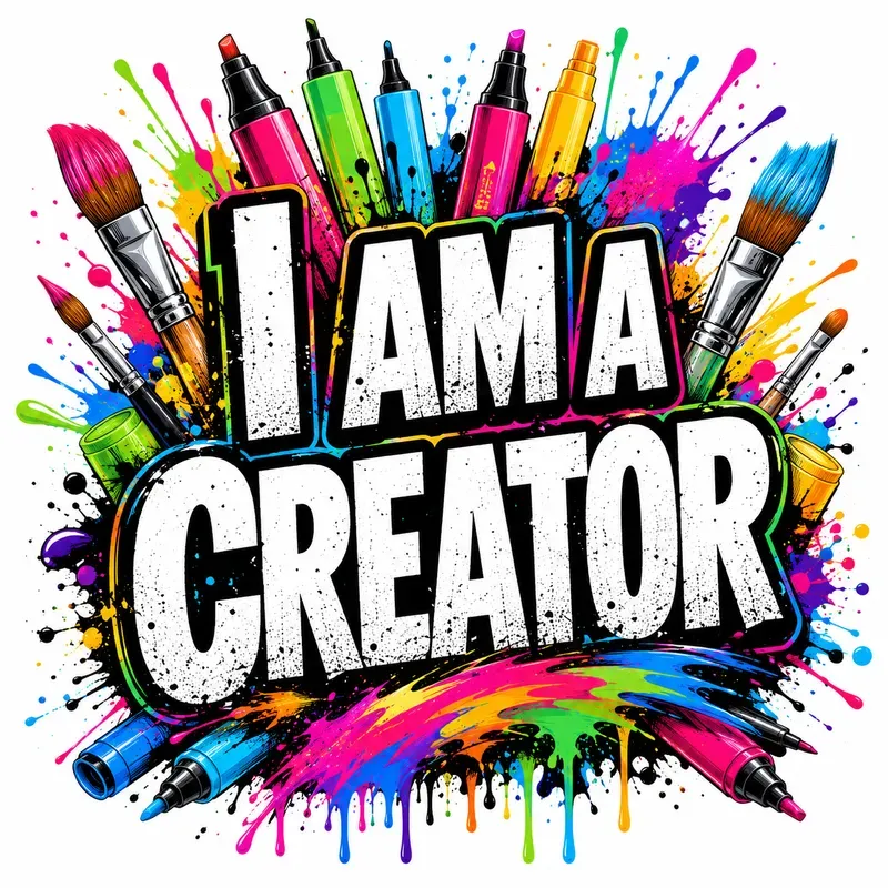 Creative Splash Typography Tshirts