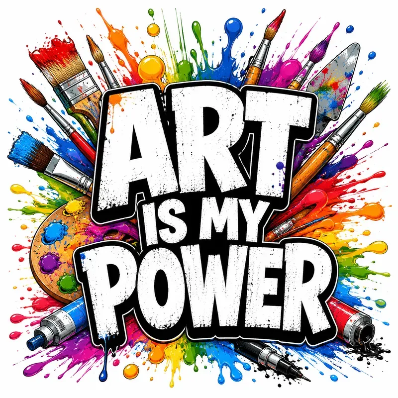 Creative Splash Typography Tshirts