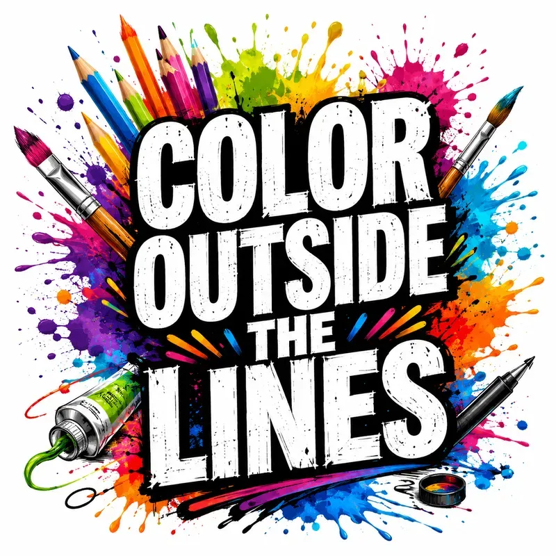 Creative Splash Typography Tshirts