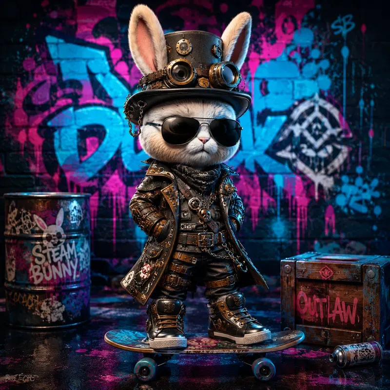 Urban Rebel Collectible Characters