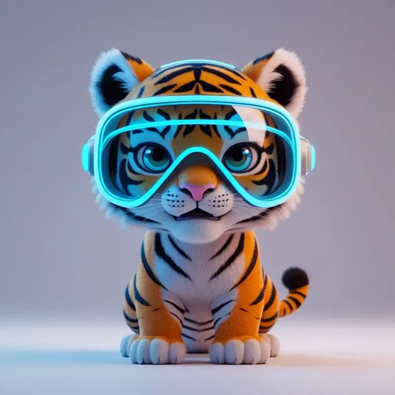 3D Cute Vinyl Mascot Logo Generator