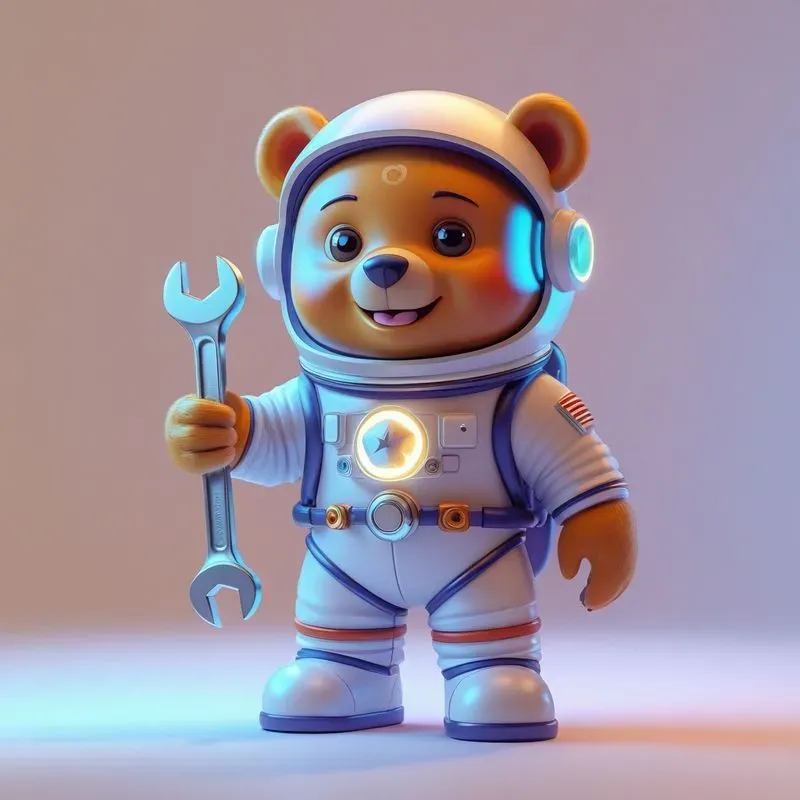 3D Cute Vinyl Mascot Logo Generator
