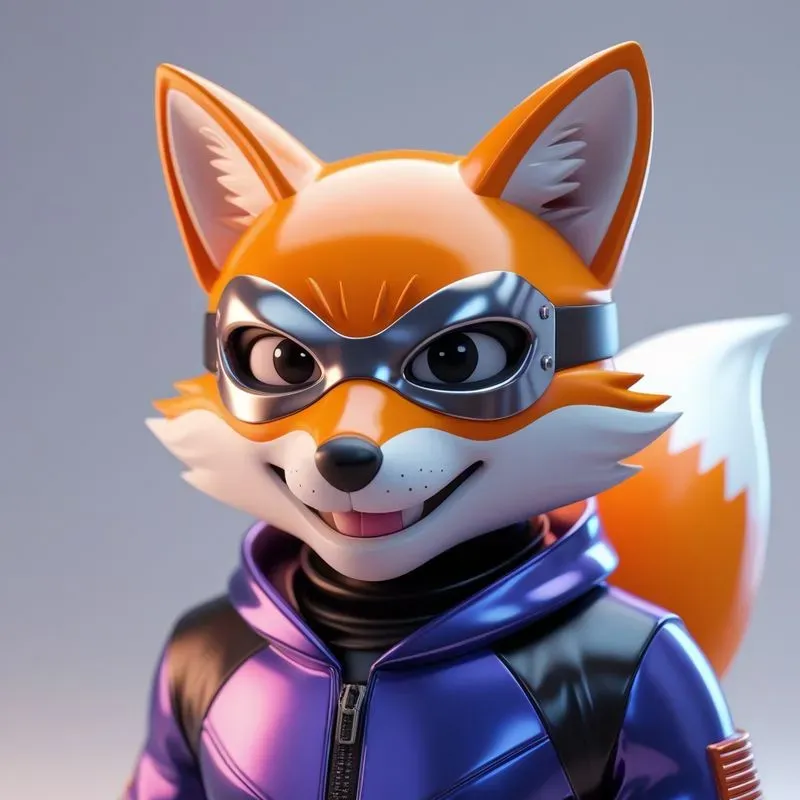 3D Cute Vinyl Mascot Logo Generator