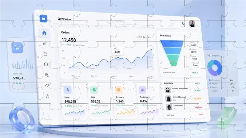 3d Saas Dashboard Ui Generator