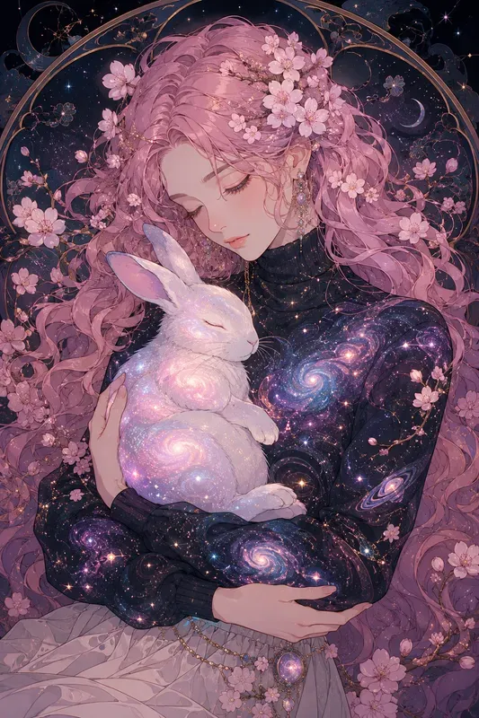 Ethereal Art Nouveau Embraces