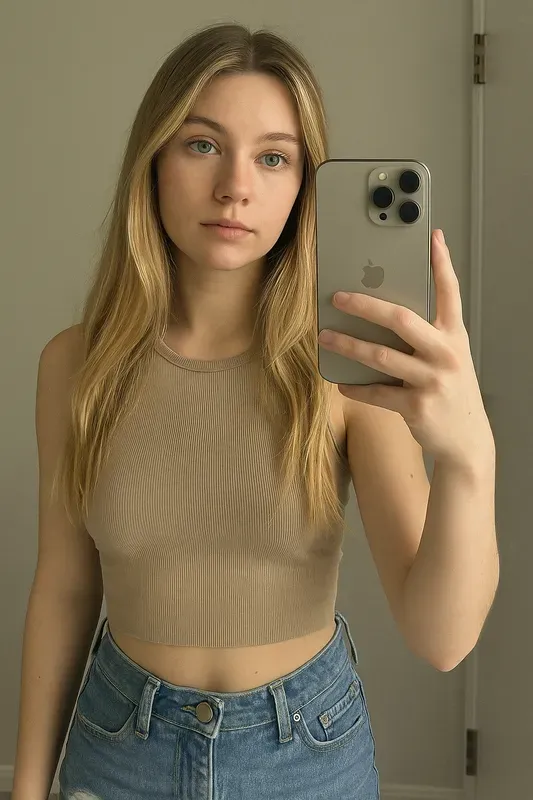 Realistic Mirror Selfie Women