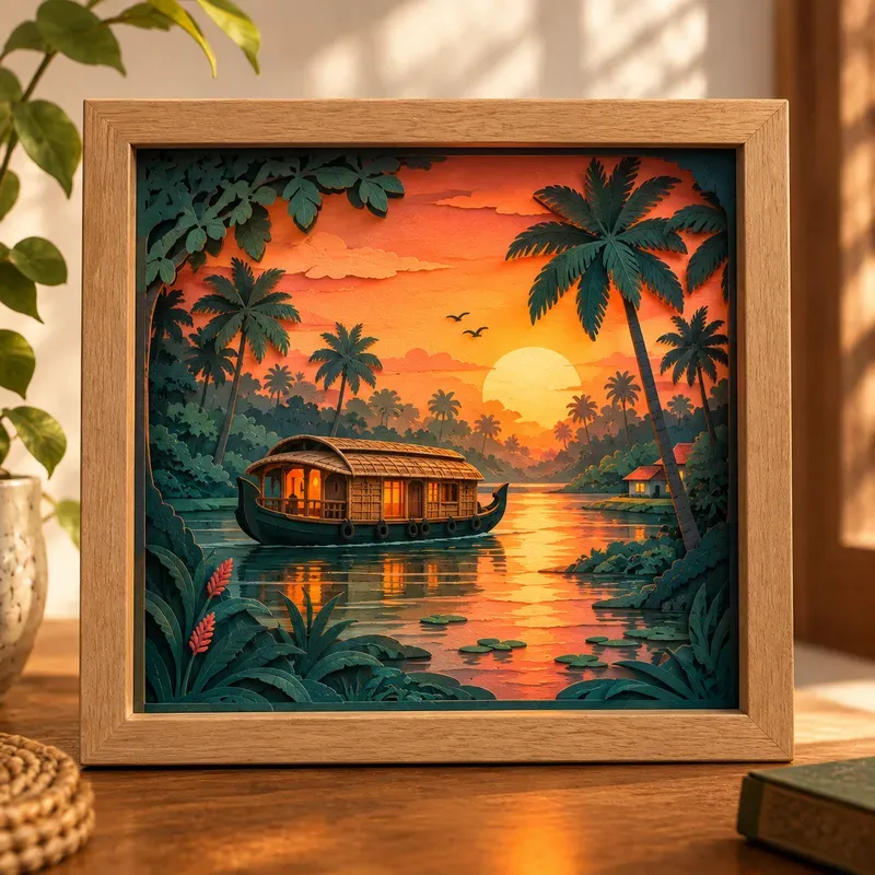 Papercut Shadow Box Worlds
