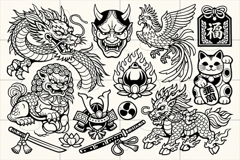 Tattoo Flash Sheet Generator