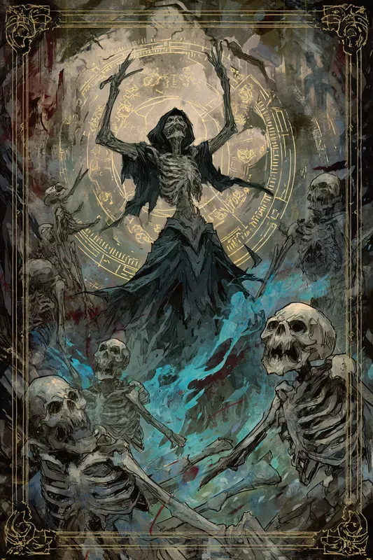 Dark Magic Wizard Cards