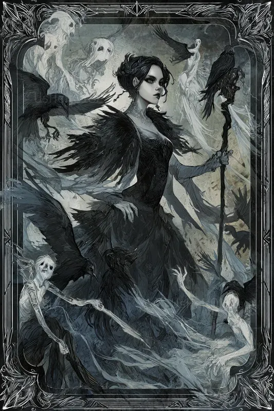 Dark Magic Wizard Cards