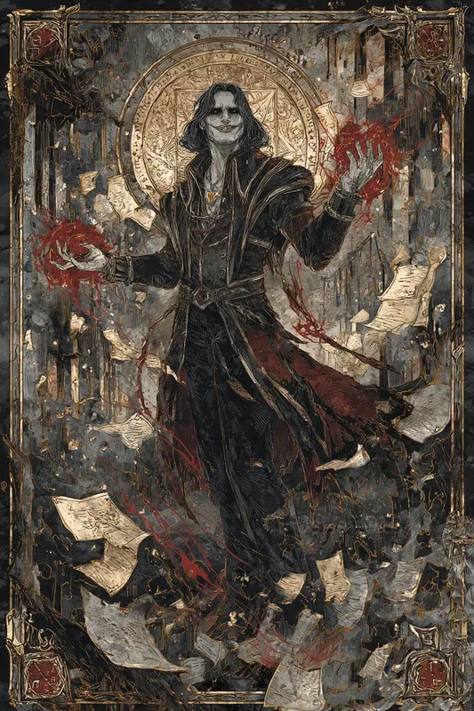 Dark Magic Wizard Cards