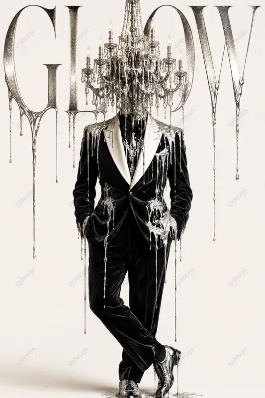 Editorial Dada Fashion Poster Art