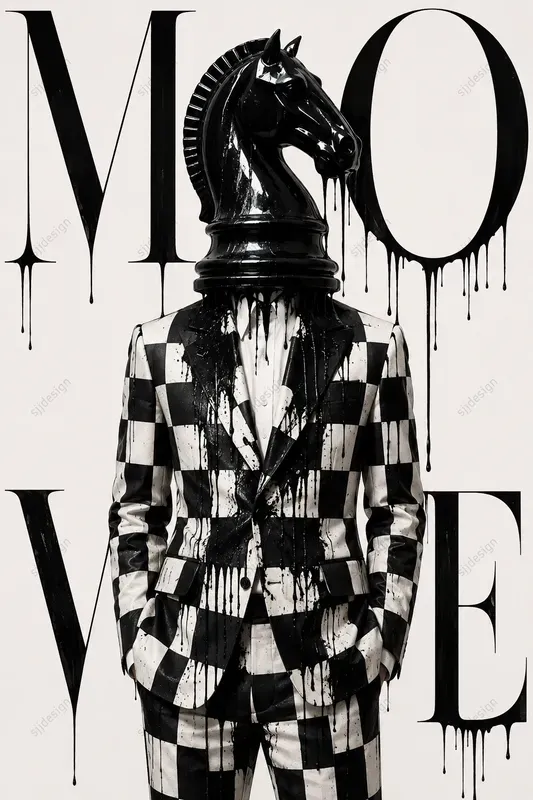 Editorial Dada Fashion Poster Art
