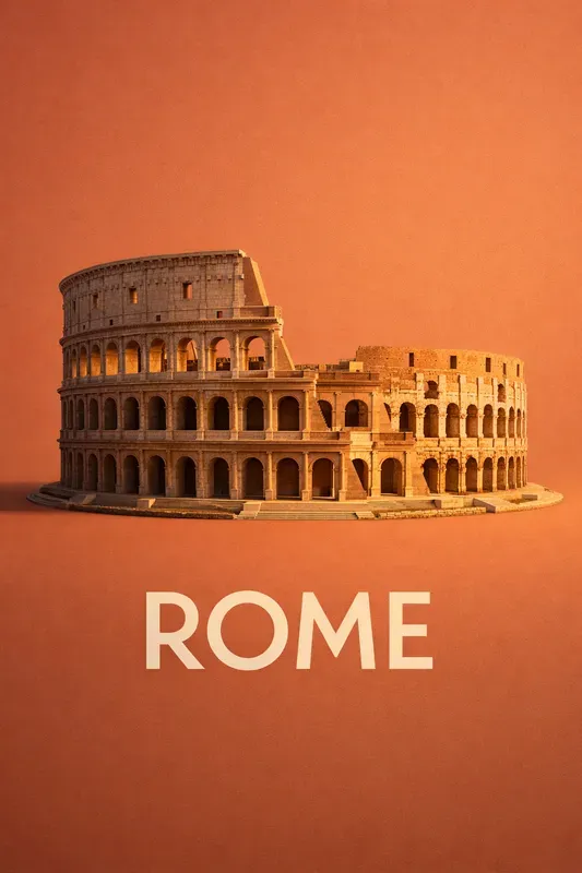 Minimal 3D Landmark Art