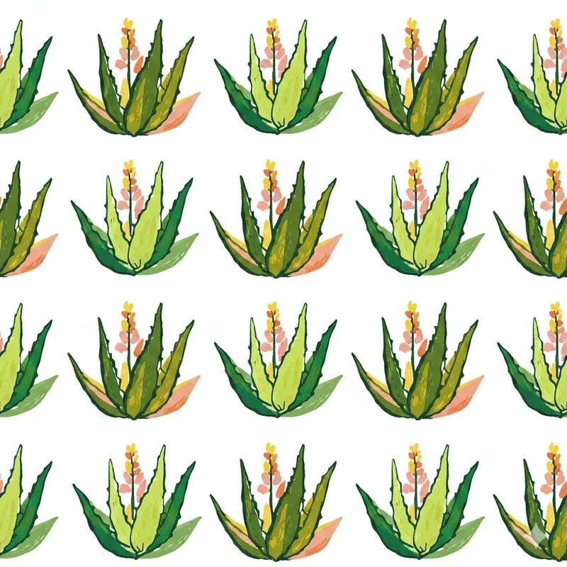 Gouache Style Seamless Patterns