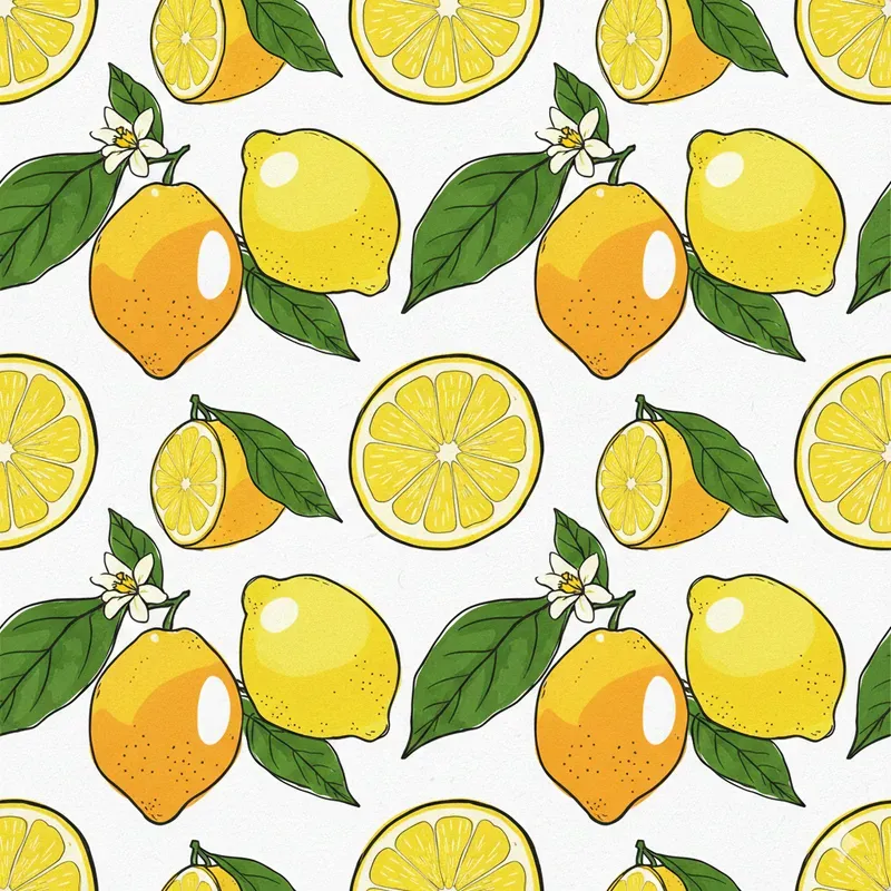 Gouache Style Seamless Patterns