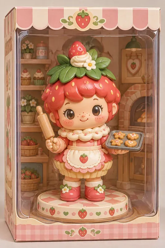 Mini Food Friends Collectible 3D Toys