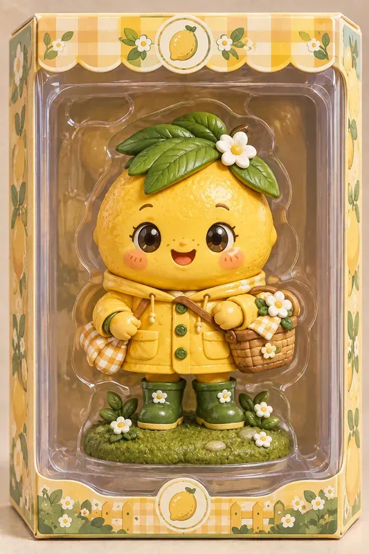 Mini Food Friends Collectible 3D Toys