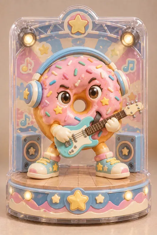 Mini Food Friends Collectible 3D Toys