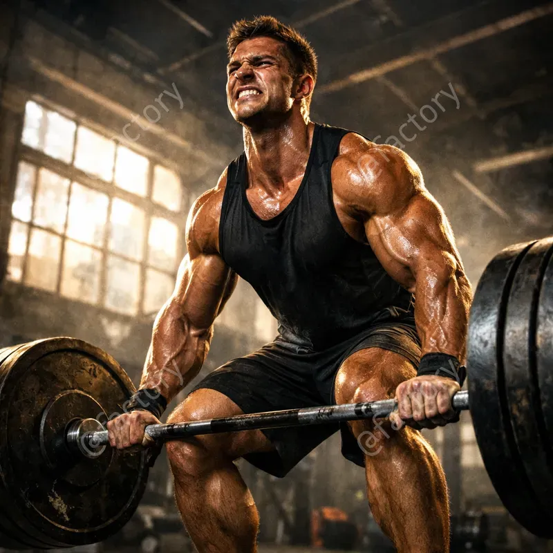 Ultrarealistic Cinematic Gym Photography